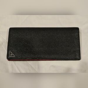 Prada Saffiano leather long wallet